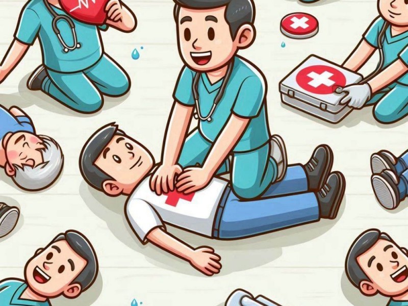 高雄場：心肺復甦術(CPR+AED)+急救技術練習與實作 （04/13、05/18週日早上）