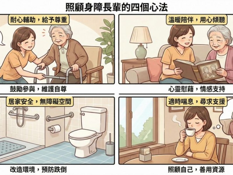 《愛的延長線——照顧身障長輩的四個心法》